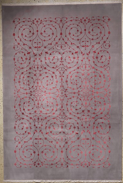 Image Nepal Sehr fein, Neu, Korkwolle mit Seide, ca. 295 x 203 cm Schätzpreis: 3900, - EUR