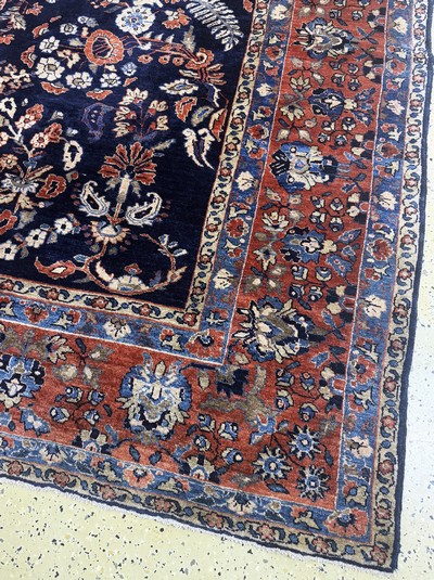 27097343a - Sarogh´Mohajeran´antik, Persien, um 1900, Wolle auf Baumwolle, ca. 360 x 275 cm, EHZ: 2 ...