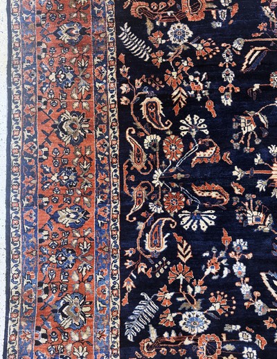 27097343d - Sarogh´Mohajeran´antik, Persien, um 1900, Wolle auf Baumwolle, ca. 360 x 275 cm, EHZ: 2 ...