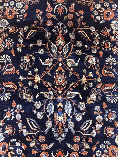 27097343e - Sarogh´Mohajeran´antik, Persien, um 1900, Wolle auf Baumwolle, ca. 360 x 275 cm, EHZ: 2 ...
