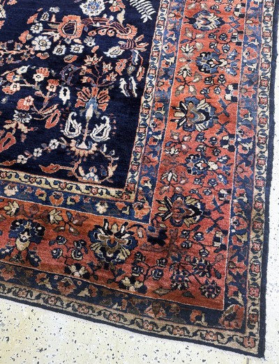 27097343g - Sarogh´Mohajeran´antik, Persien, um 1900, Wolle auf Baumwolle, ca. 360 x 275 cm, EHZ: 2 ...