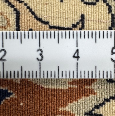 27097345n - Außergewönlich fein geknüpfter´Amoghli´Mesched, signiert, Persien, Mitte 20.Jhd, ...