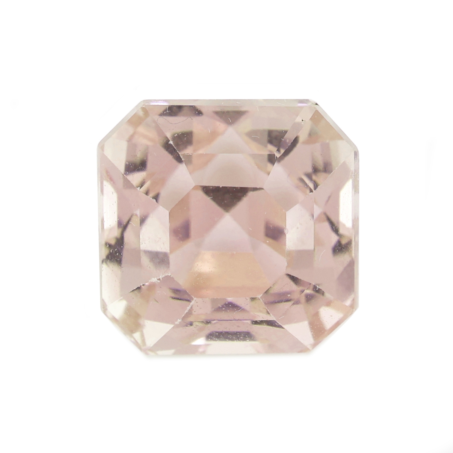 Image 27098663 - Loser Kunzit, ca. 19.65 ct, oktagonal facett.,ca. 13.42 x 13.52 x 13.64 mm Schätzpreis: ...