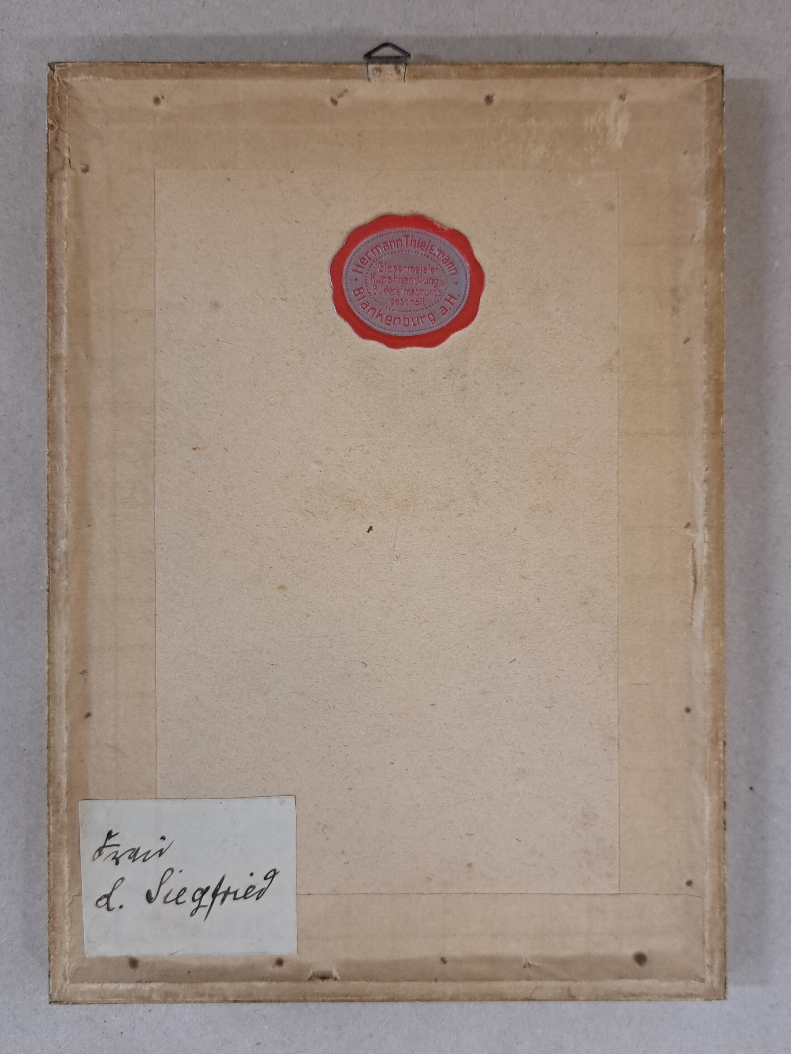 Detail d: Mary Ellen Best, seit 1840 verh. Sarg, 1809 York/England-1891 Darmstadt, Aquarell/Papier, viktorianisches Porträtpaar, Sie mit einem Notenheft zu ...