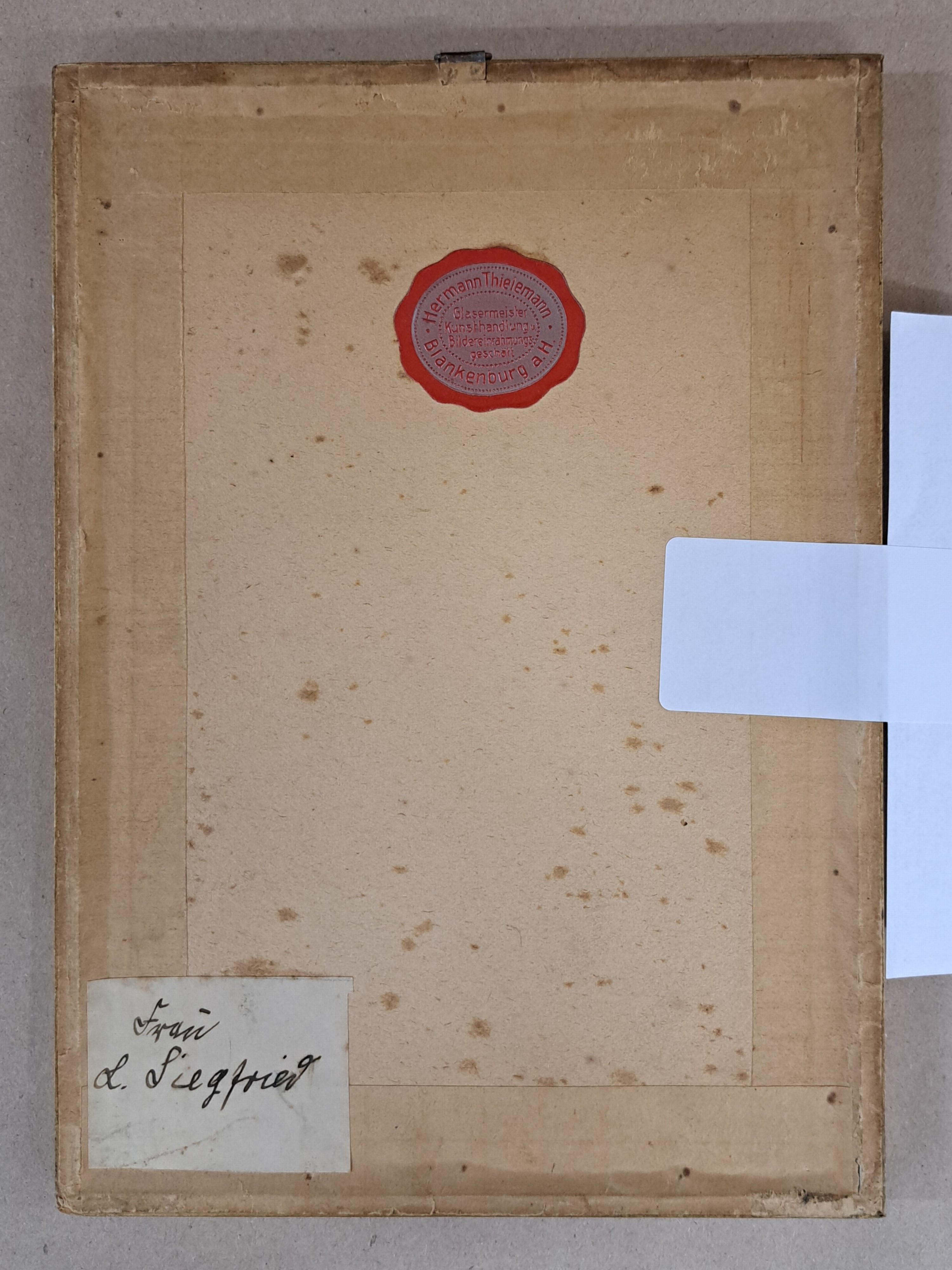 Detail e: Mary Ellen Best, seit 1840 verh. Sarg, 1809 York/England-1891 Darmstadt, Aquarell/Papier, viktorianisches Porträtpaar, Sie mit einem Notenheft zu ...