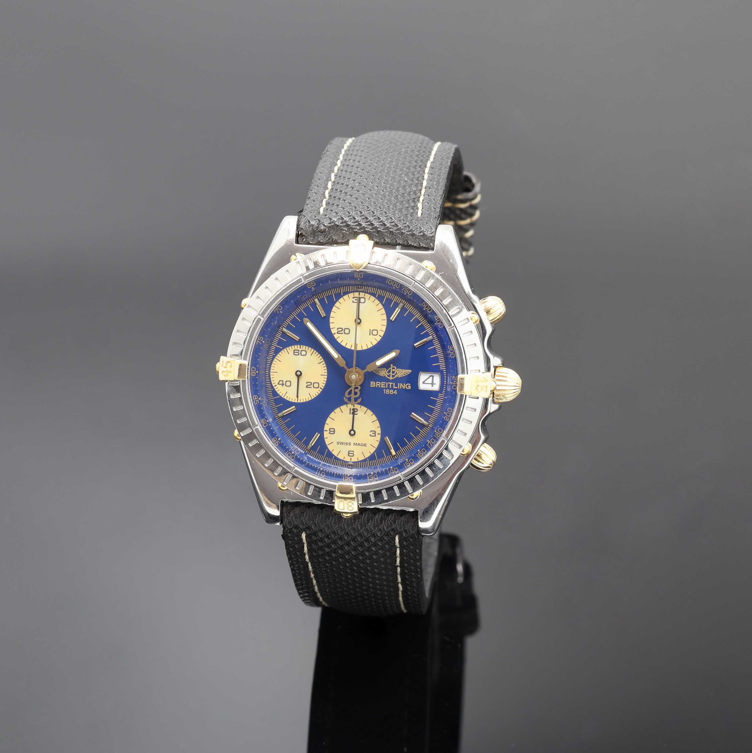 Image 27098757 - BREITLING Chronomat Herrenchronograph Referenz B13050, Automatik, Edelstahl/Gold komb. ...