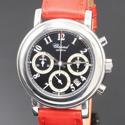27098751a - CHOPARD Mille Miglia Damenchronograph Referenz 8353, quarz, Edelstahlgeh., Boden 8-fach ...