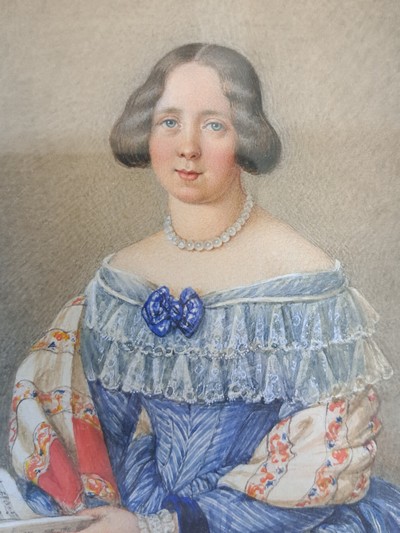 27098753f - Mary Ellen Best, married name since 1840 Sarg, 1809 York/England-1891 Darmstadt, ...