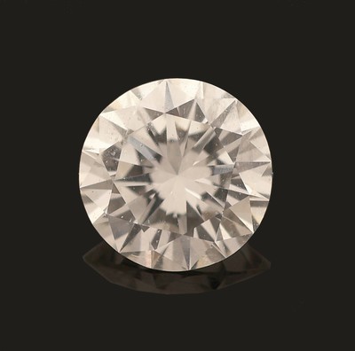 27098758a - Loser Brillant, 0.54 ct feines Weiß (F)/vs1, DPL-Expertise anbei Schätzpreis: 2200, - ...