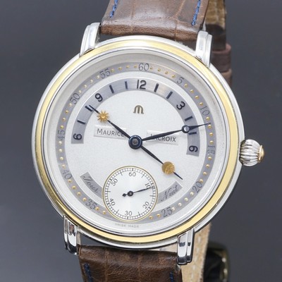 27098775a - MAURICE LACROIX Herrenarmbanduhr Jour et Nuit Referenz 07769, Schweiz verk. lt. beil. ...