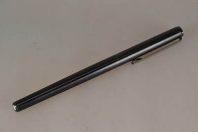 27099406b - Füllfederhalter Noblesse, Montblanc, Feder aus 585er-Silber, schwarzes Gehäuse, ca. ...