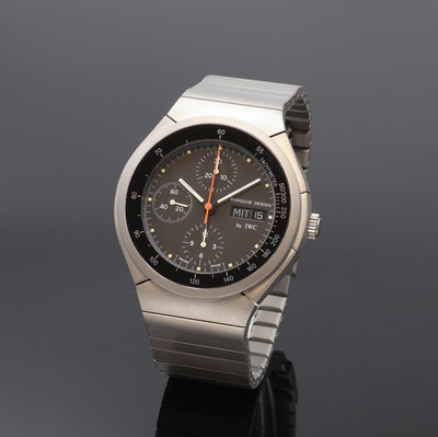 Image IWC PORSCHE DESIGN Herrenchronograph Referenz 3704, Automatik, Titangeh. inkl. orig. ...