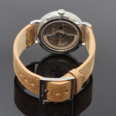 27100858b - NOMOS Tangente Neomatik Herrenarmbanduhr in Stahl, Automatik, beids. vergl. Geh., neutr. ...