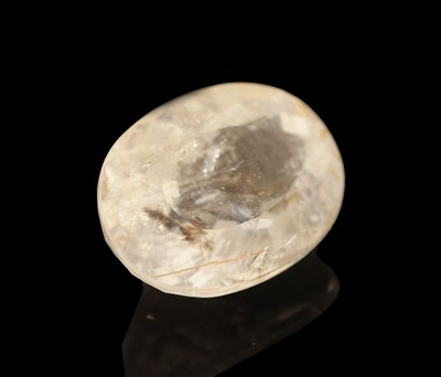 27100862a - Loser ovalfacett. Turmalin, ca. 5.48 ct, 12.04 x 9.34 x 6.61 mm, AIG-Expertise anbei ...