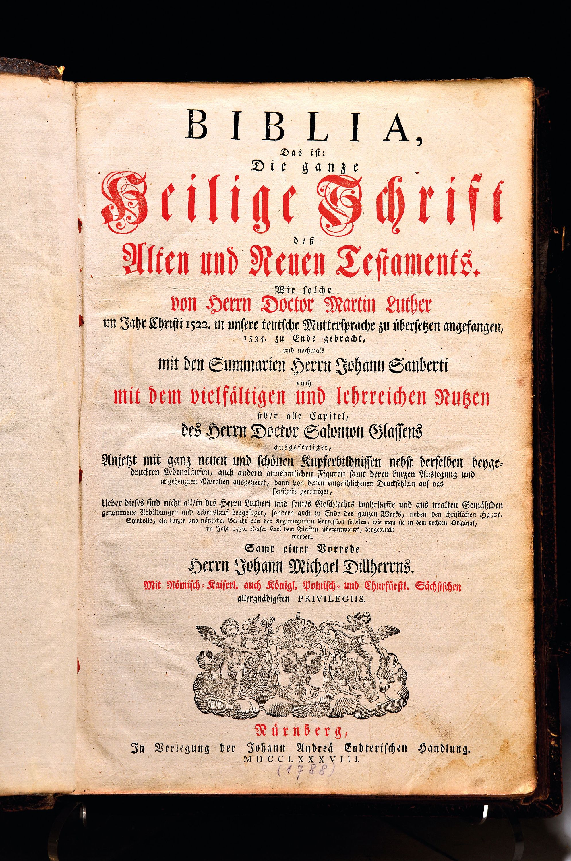 Image 27100985 - Dillherr-Bibel: Biblia. Das ist die ganze Heilige Schrift des Alten und Neuen Testaments, ...