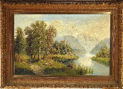 27100990k - C. Rieder, Pseudonym des Anton Pick, 1840 Görz-ca. 1905 Wien, rückseitig auf altem ...