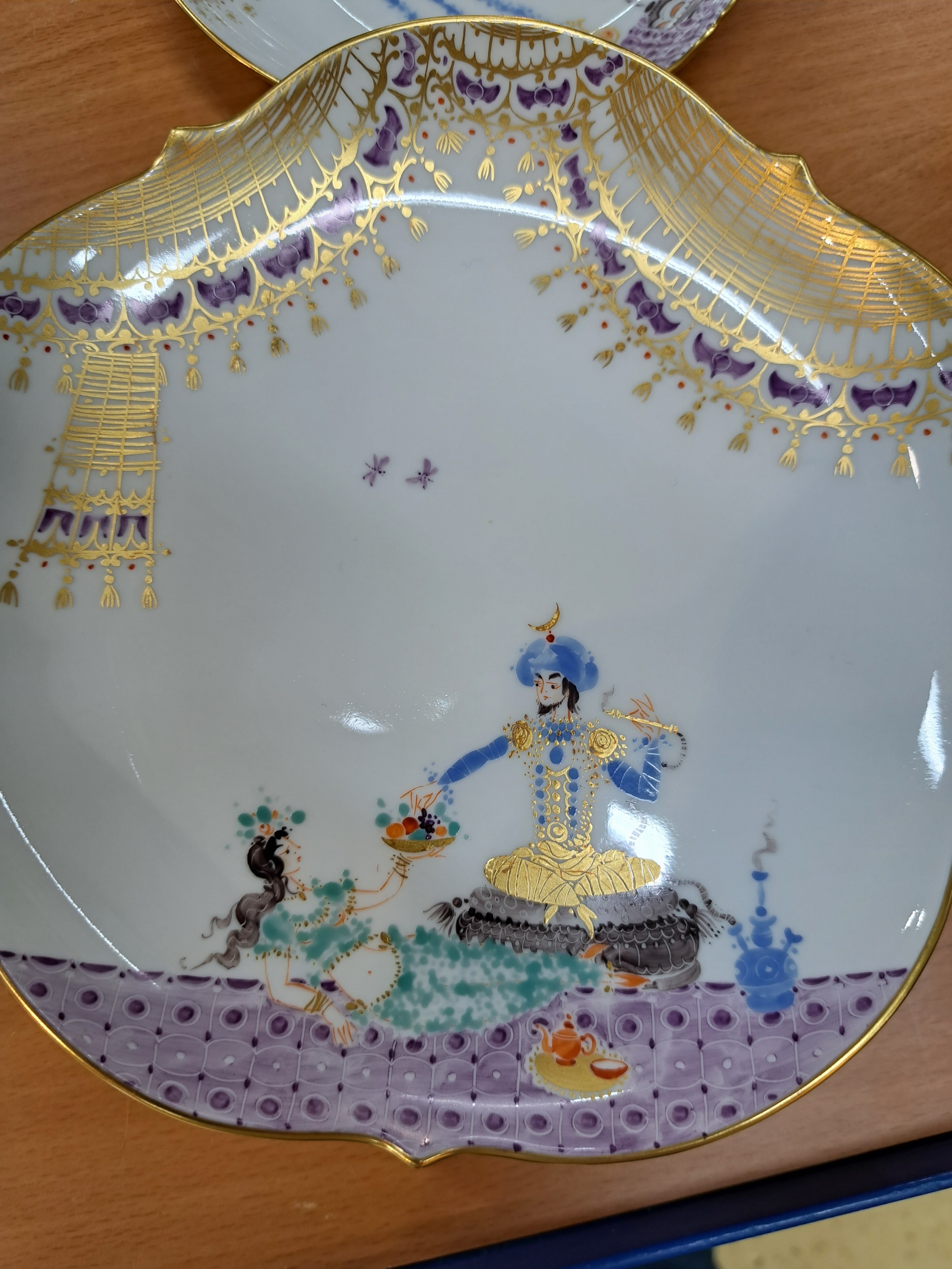 Detail h: Kaffeeservice 1001 Nacht, Meissen, Entw. 1966/67, Modell Ludwig Zepner, Form Großer Ausschnitt, Entwurf Heinz Werner und Peter Strang, Porzellan, ...