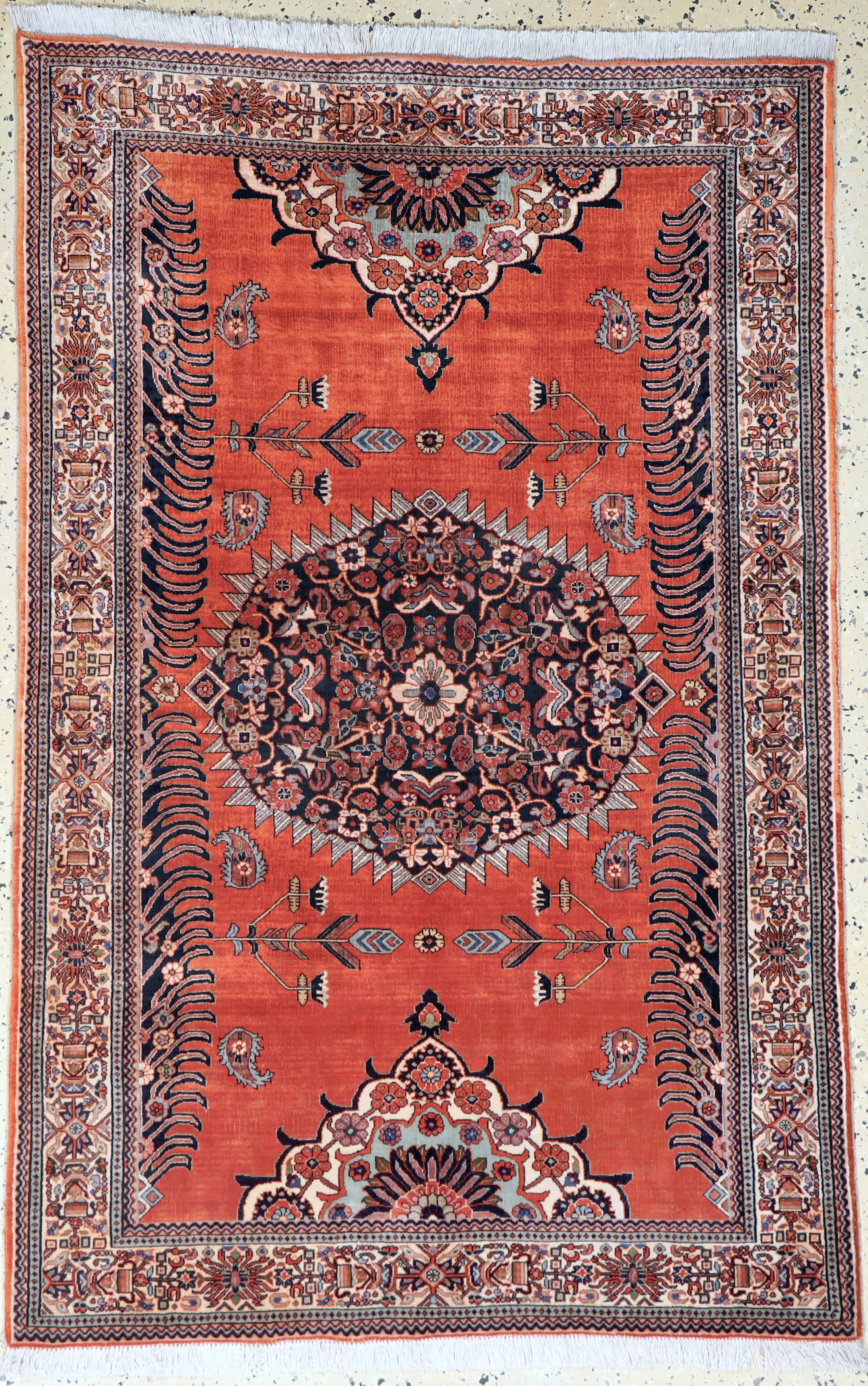 Image 27101047 - Bidjar Kork fein, Persien, Ende 20.Jhd, Korkwolle auf Baumwolle, ca. 170 x 112 cm, EHZ: ...