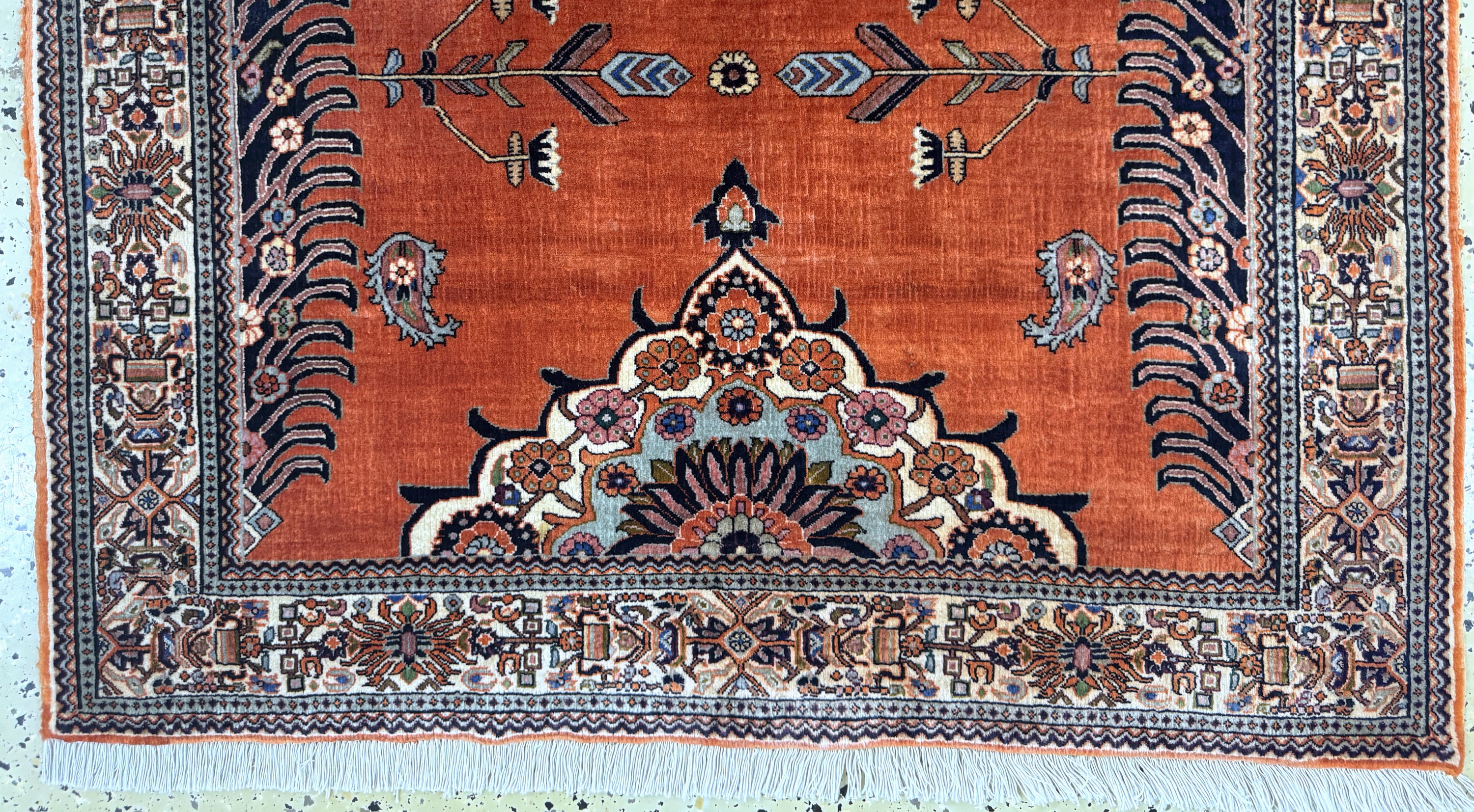Detail b: Bidjar Kork fein, Persien, Ende 20.Jhd, Korkwolle auf Baumwolle, ca. 170 x 112 cm, EHZ: 2