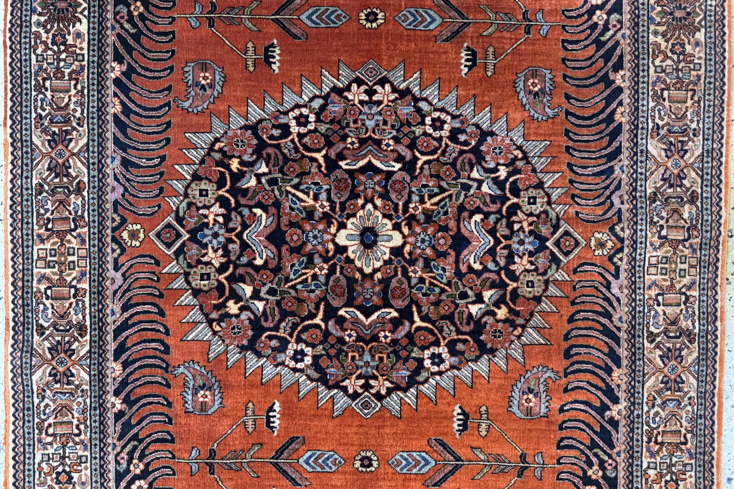 Detail c: Bidjar Kork fein, Persien, Ende 20.Jhd, Korkwolle auf Baumwolle, ca. 170 x 112 cm, EHZ: 2