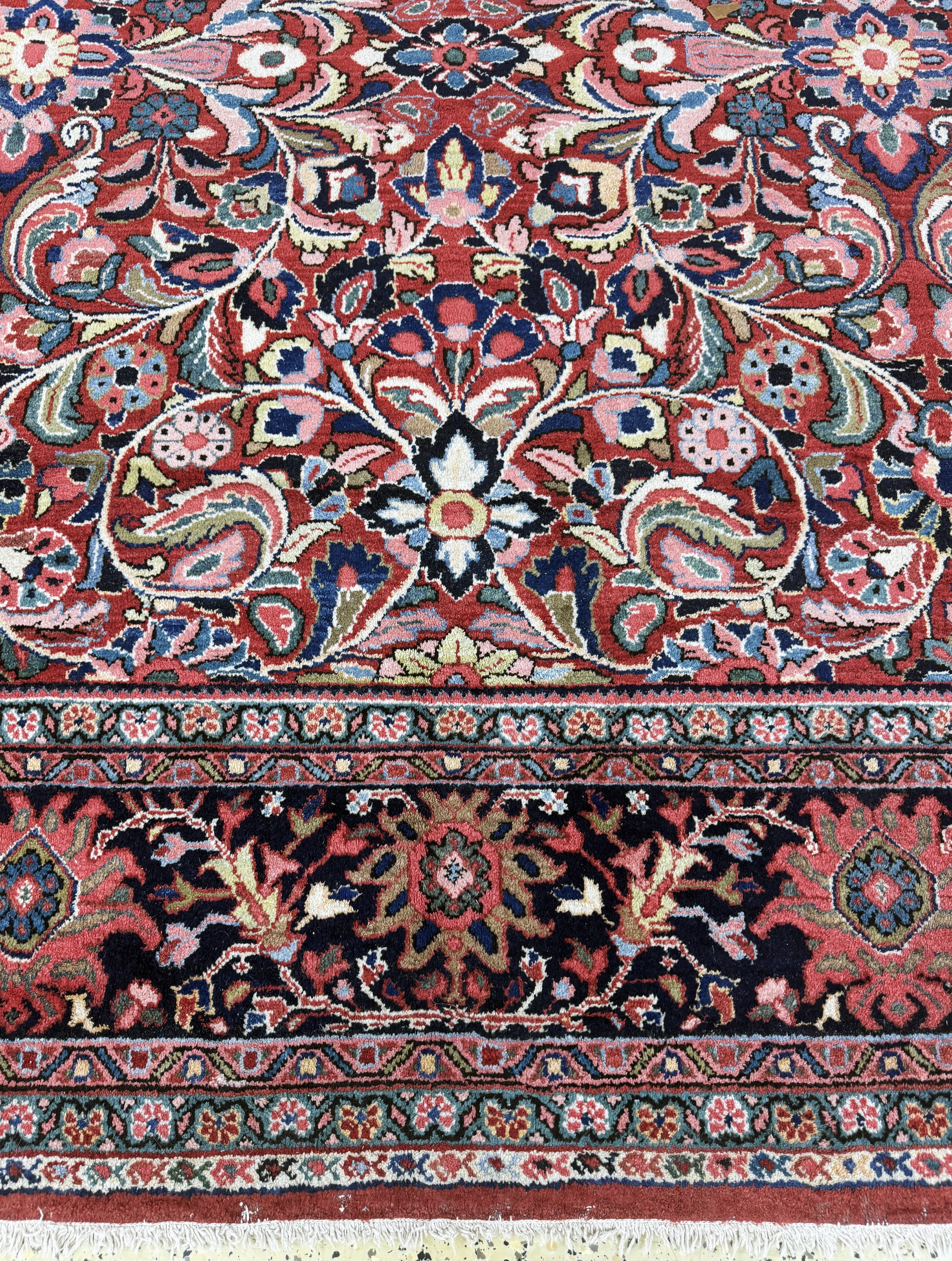 Detail h: Sarogh Mahal, Persien, Anfang 20.Jhd, Wolleauf Baumwolle, ca. 420 x 320 cm, EHZ: 2