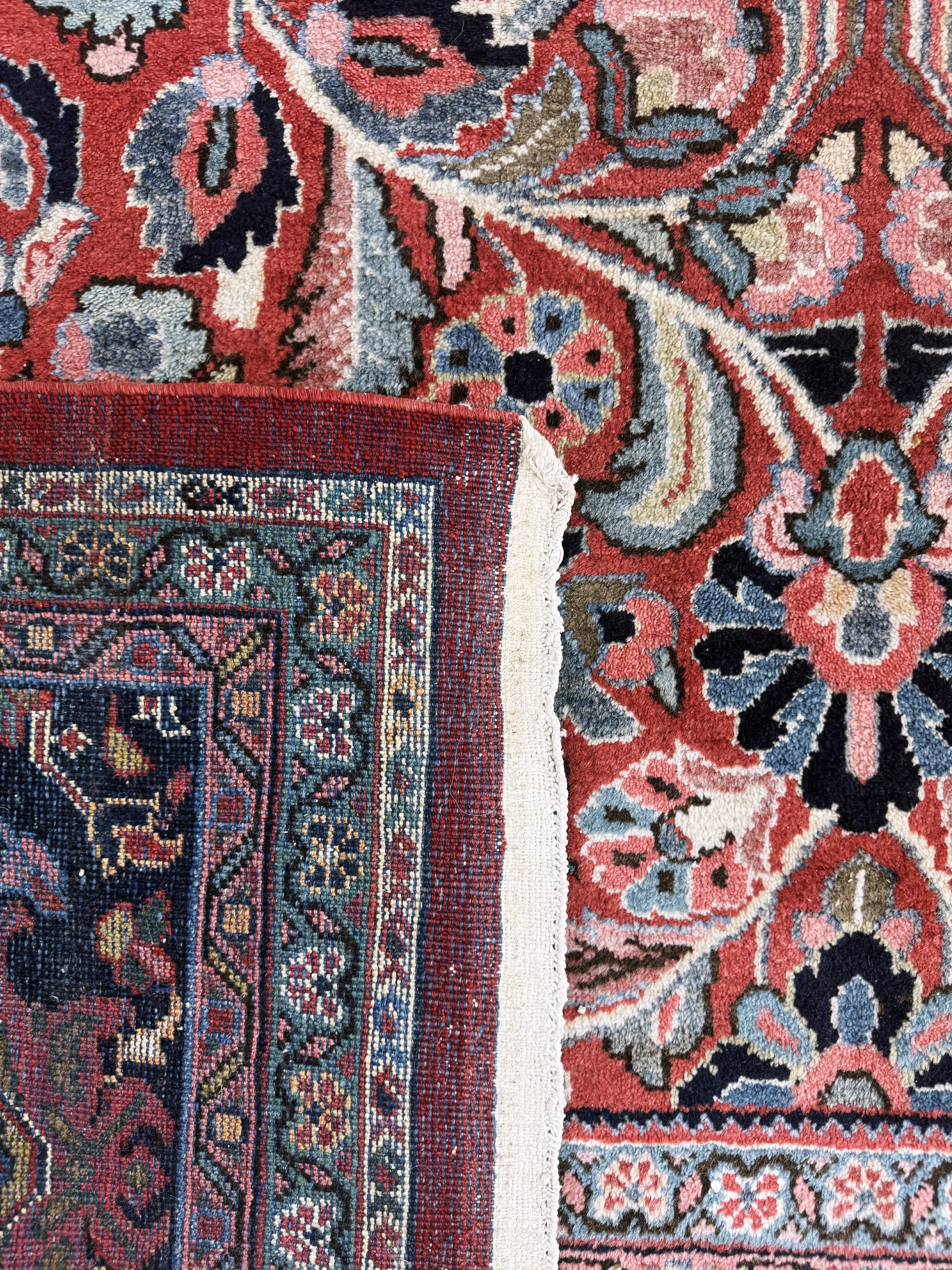 Detail k: Sarogh Mahal, Persien, Anfang 20.Jhd, Wolleauf Baumwolle, ca. 420 x 320 cm, EHZ: 2