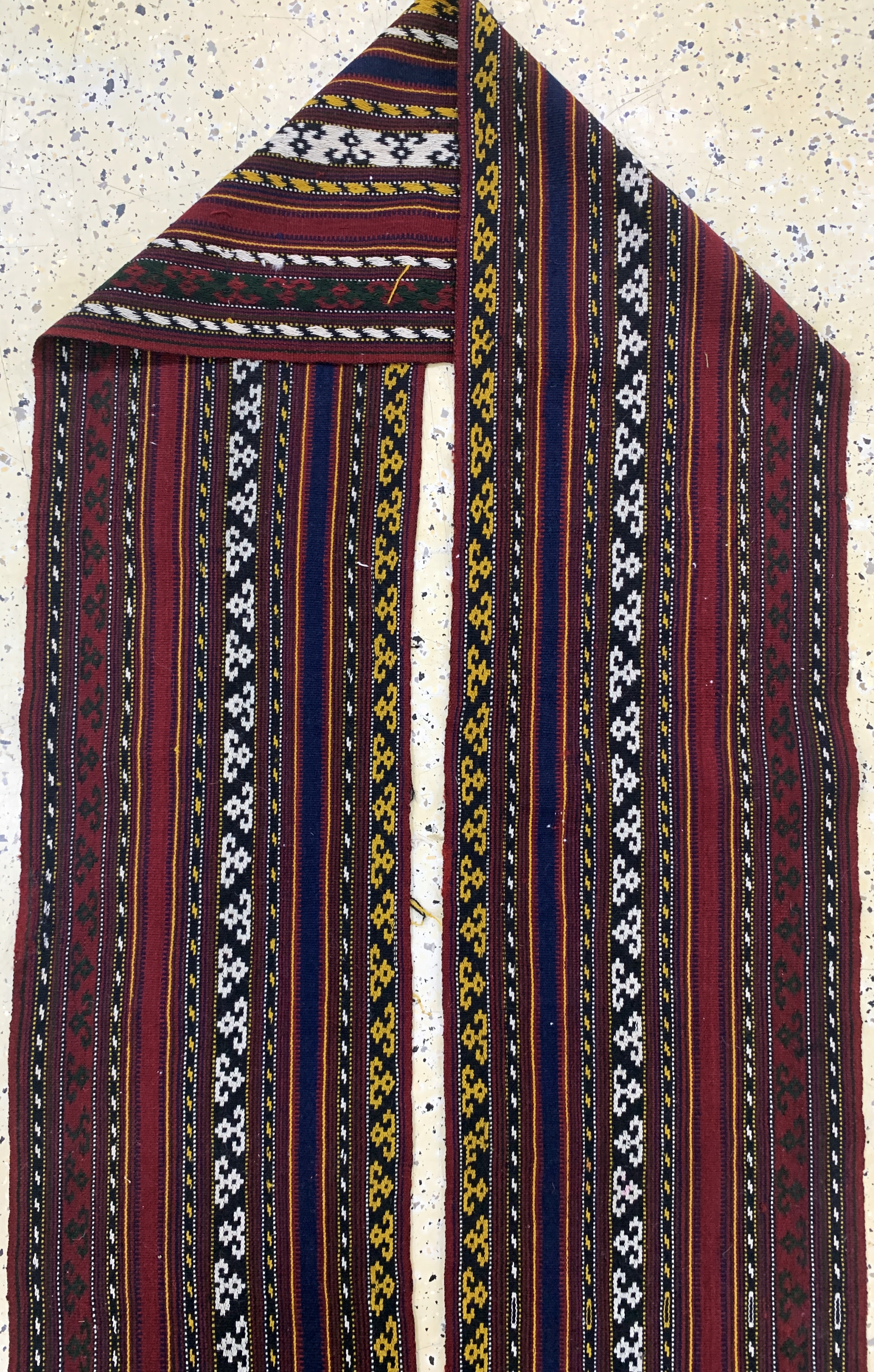 Detail a: Nomaden-Zeltband, Persien, Anfang 20.Jhd, Wolle auf Wolle, ca. 920 x 40 cm, EHZ: 2