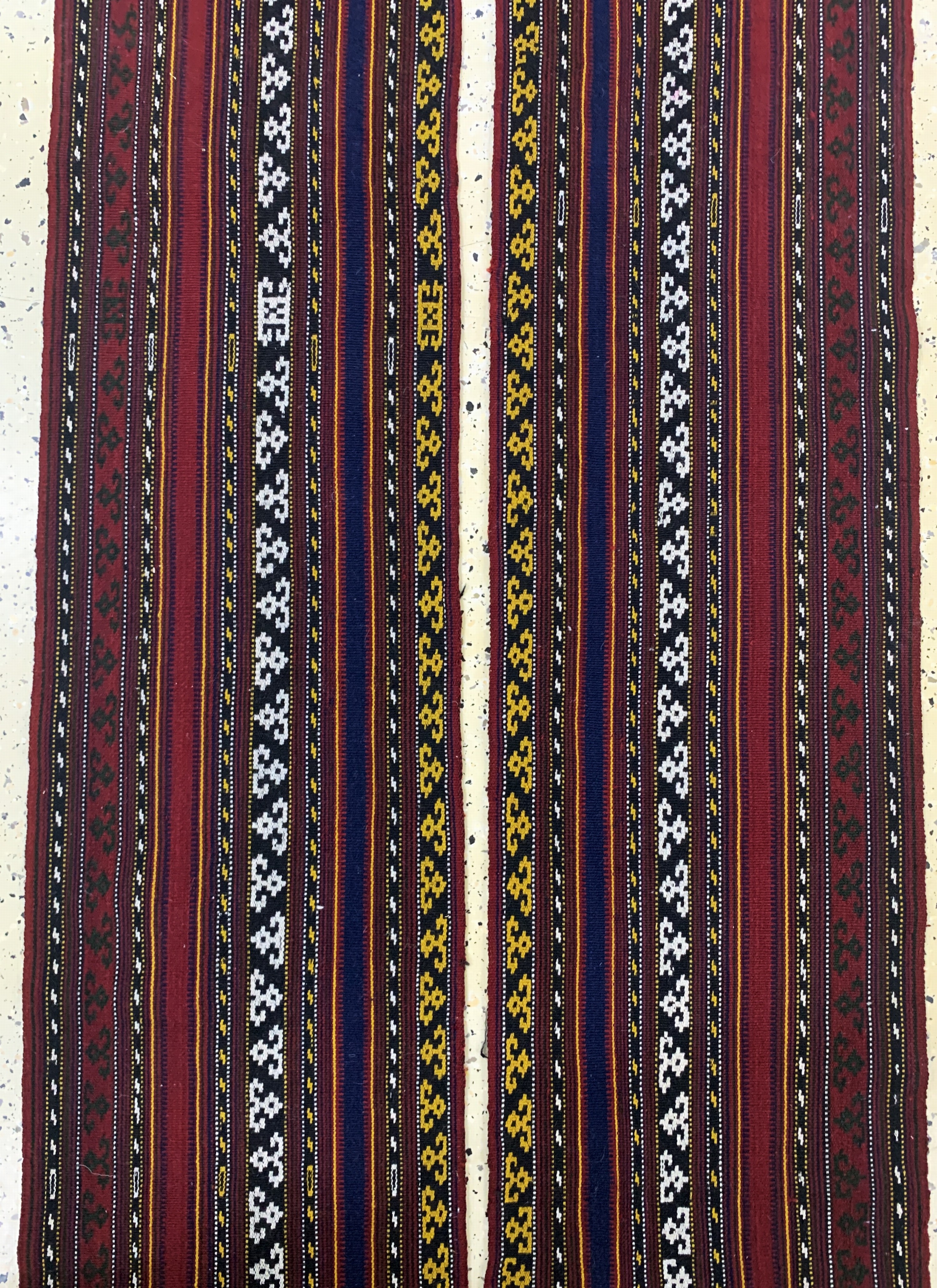 Detail b: Nomaden-Zeltband, Persien, Anfang 20.Jhd, Wolle auf Wolle, ca. 920 x 40 cm, EHZ: 2