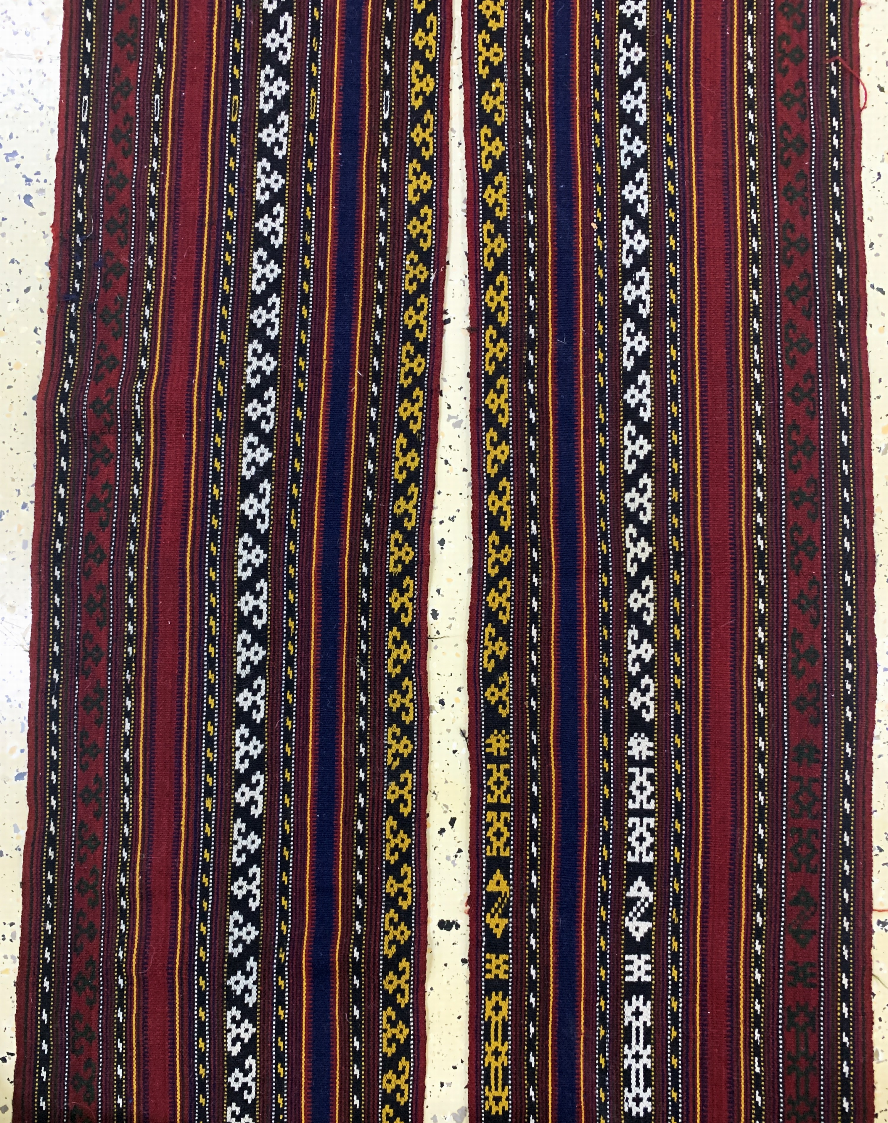 Detail d: Nomaden-Zeltband, Persien, Anfang 20.Jhd, Wolle auf Wolle, ca. 920 x 40 cm, EHZ: 2