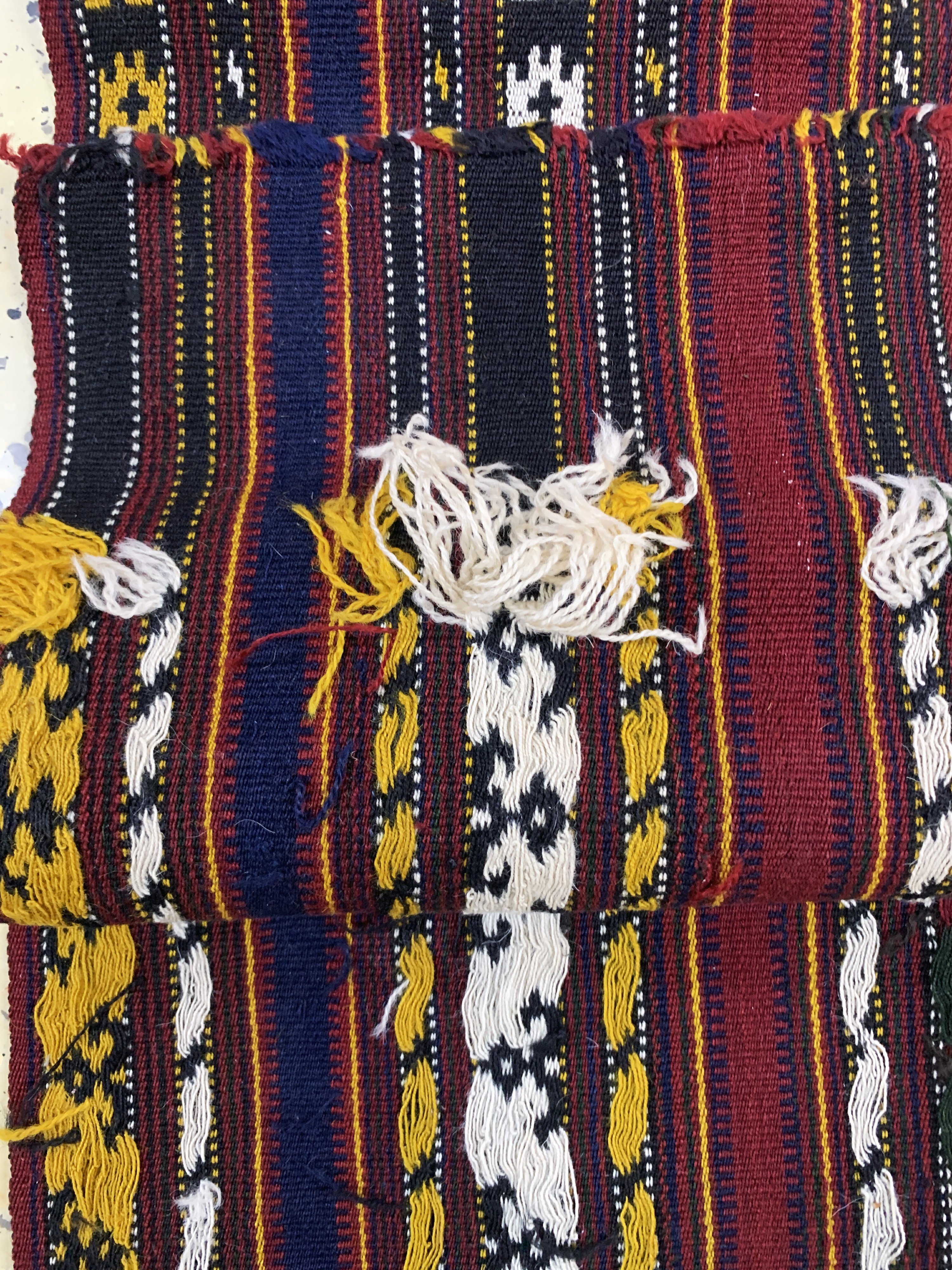 Detail f: Nomaden-Zeltband, Persien, Anfang 20.Jhd, Wolle auf Wolle, ca. 920 x 40 cm, EHZ: 2