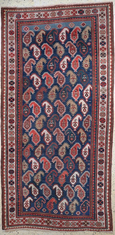 Image Antiker Kazak, Kaukasus, um 1900, Wolle aufWolle, ca. 288 x 144 cm, EHZ: 3 ...