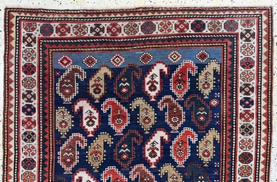 27101046a - Antiker Kazak, Kaukasus, um 1900, Wolle aufWolle, ca. 288 x 144 cm, EHZ: 3 ...