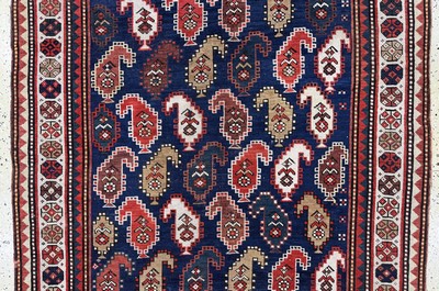27101046b - Antiker Kazak, Kaukasus, um 1900, Wolle aufWolle, ca. 288 x 144 cm, EHZ: 3 ...