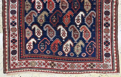 27101046c - Antiker Kazak, Kaukasus, um 1900, Wolle aufWolle, ca. 288 x 144 cm, EHZ: 3 ...