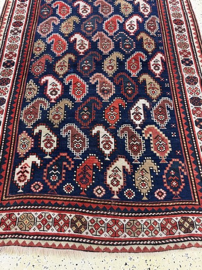 27101046e - Antiker Kazak, Kaukasus, um 1900, Wolle aufWolle, ca. 288 x 144 cm, EHZ: 3 ...