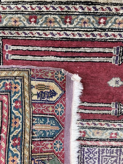 27101049e - Kayseri´Saf´Flosch, Türkei, Mitte 20.Jhd, merzerisierte Baumwolle, ca. 235 x 84 cm, ...