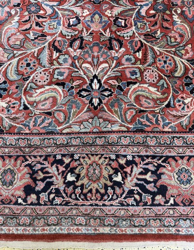 27101056b - Sarogh Mahal, Persien, Anfang 20.Jhd, Wolleauf Baumwolle, ca. 420 x 320 cm, EHZ: 2 ...