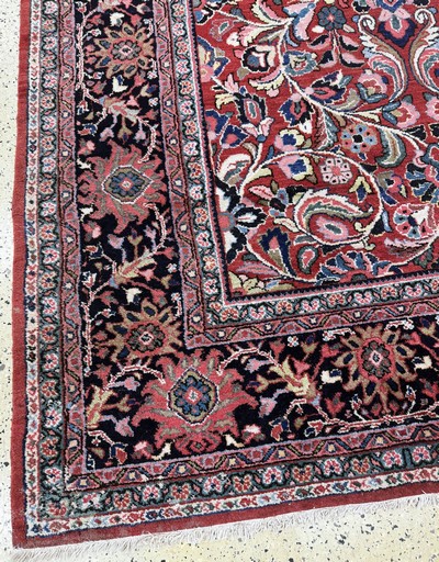 27101056i - Sarogh Mahal, Persien, Anfang 20.Jhd, Wolleauf Baumwolle, ca. 420 x 320 cm, EHZ: 2 ...