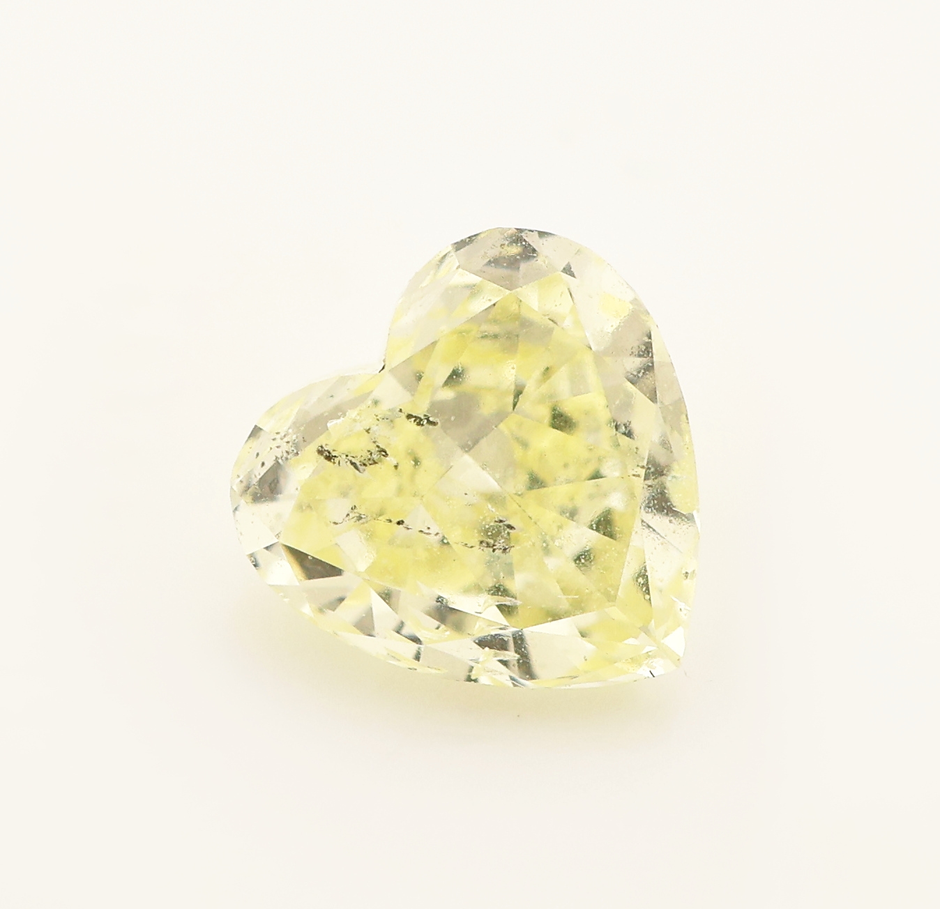 Image 27101359 - Loser Diamant, 0.56 ct Natural Fancy Yellow, Herz, 5.23 x 5.23 x 2.96 mm, GIA-Expertise ...