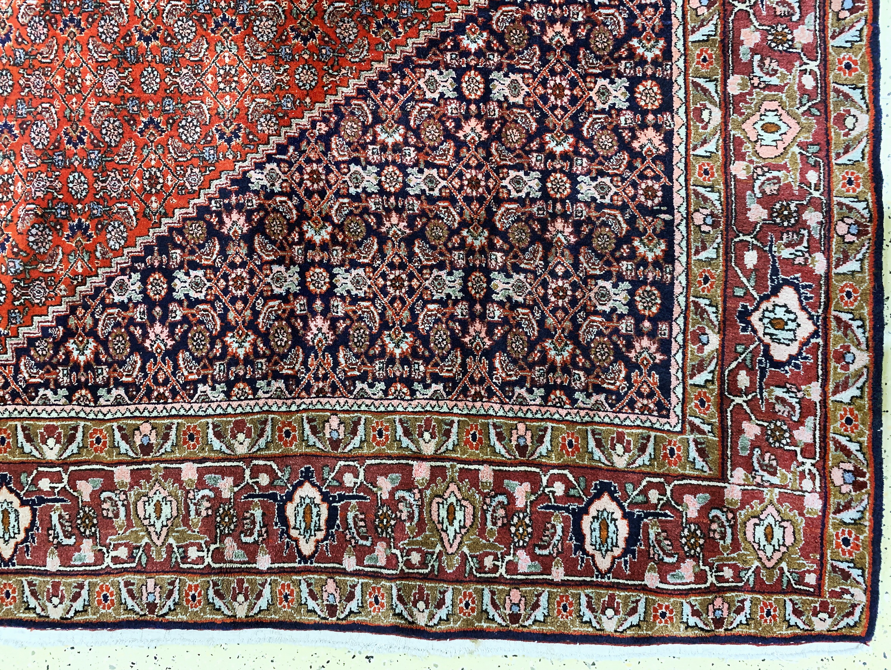 Detail a: Bidjar alt, Persien, Mitte 20.Jhd, Wolle auf Baumwolle, ca. 370 x 260 cm, EHZ: 2
