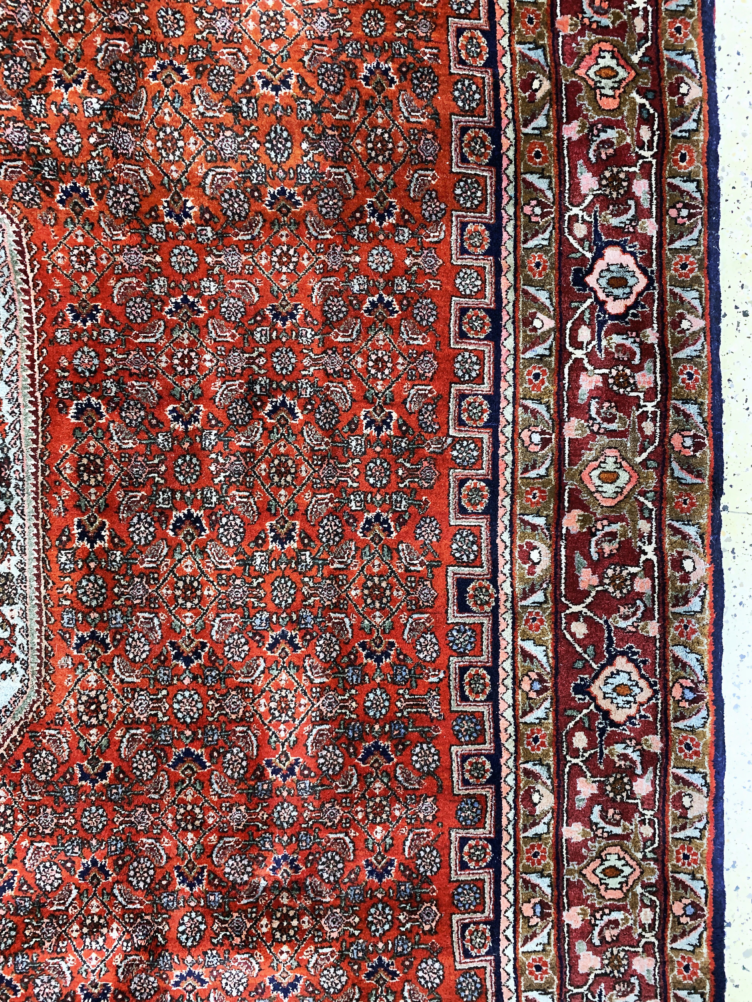 Detail e: Bidjar alt, Persien, Mitte 20.Jhd, Wolle auf Baumwolle, ca. 370 x 260 cm, EHZ: 2