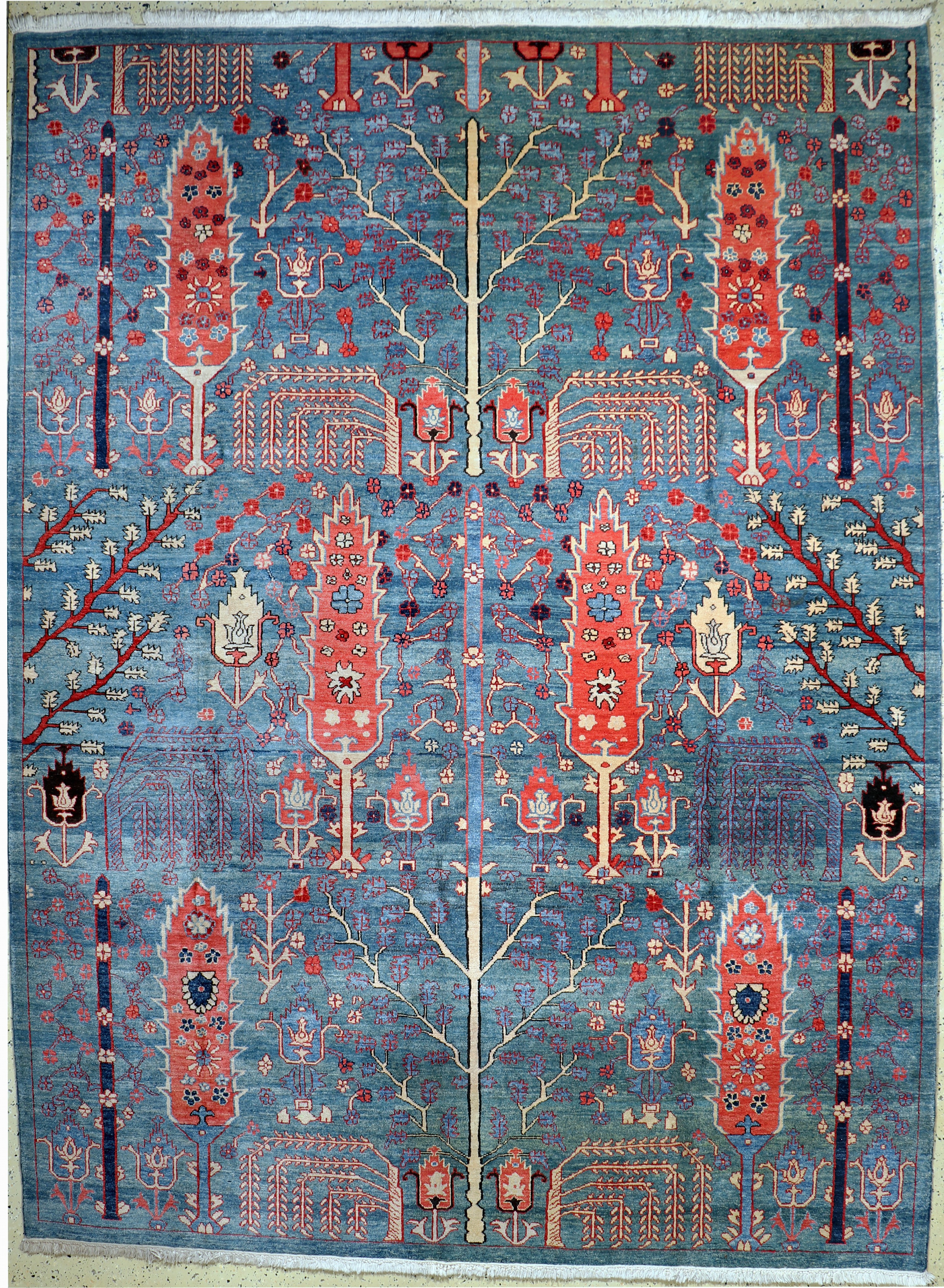 Image 27101478 - Azeri Pflanzenfarben, Persien, Ende 20.Jhd,Wolle auf Baumwolle, ca. 360 x 270 cm, ...