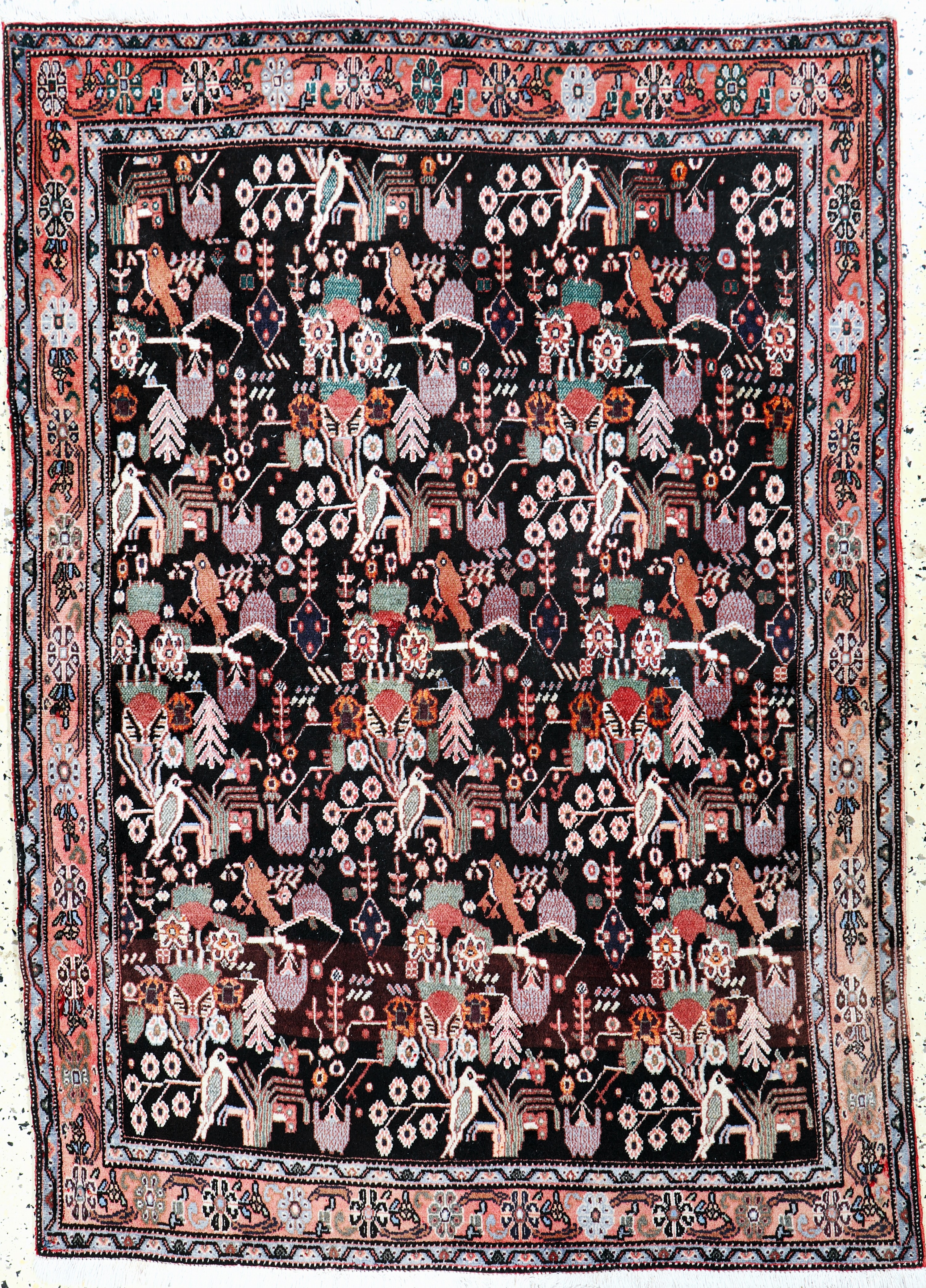 Image 27101484 - Senneh, Persien, Mitte 20.Jhd, Wolle auf Baumwolle, ca. 165 x 118 cm, EHZ: 1-2 ...