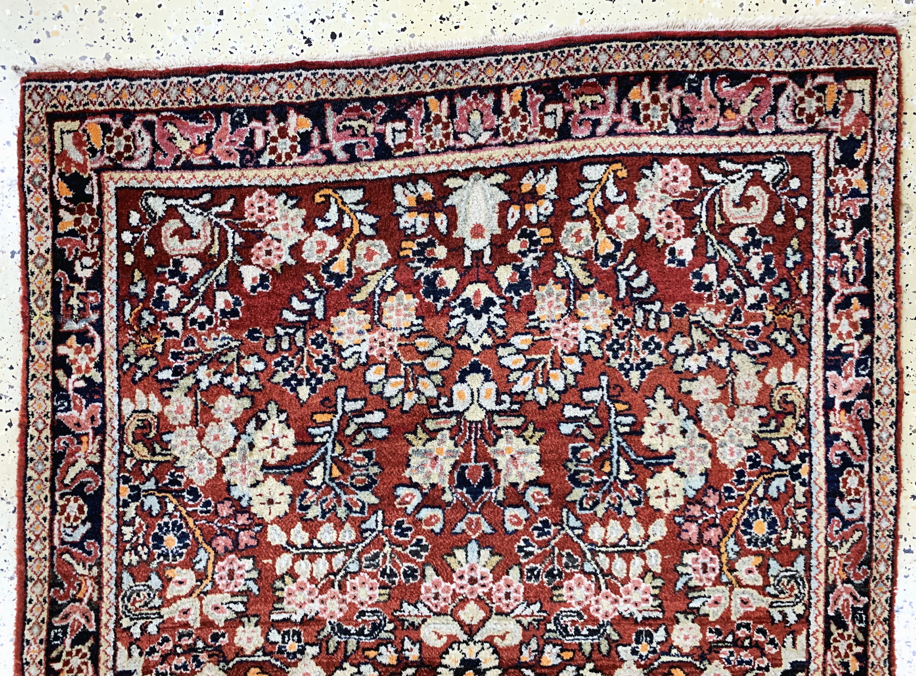 Detail a: Sarogh alt, Persien, Anfang 20.Jhd, Wolle auf Baumwolle, ca. 153 x 103 cm, EHZ: 2-3