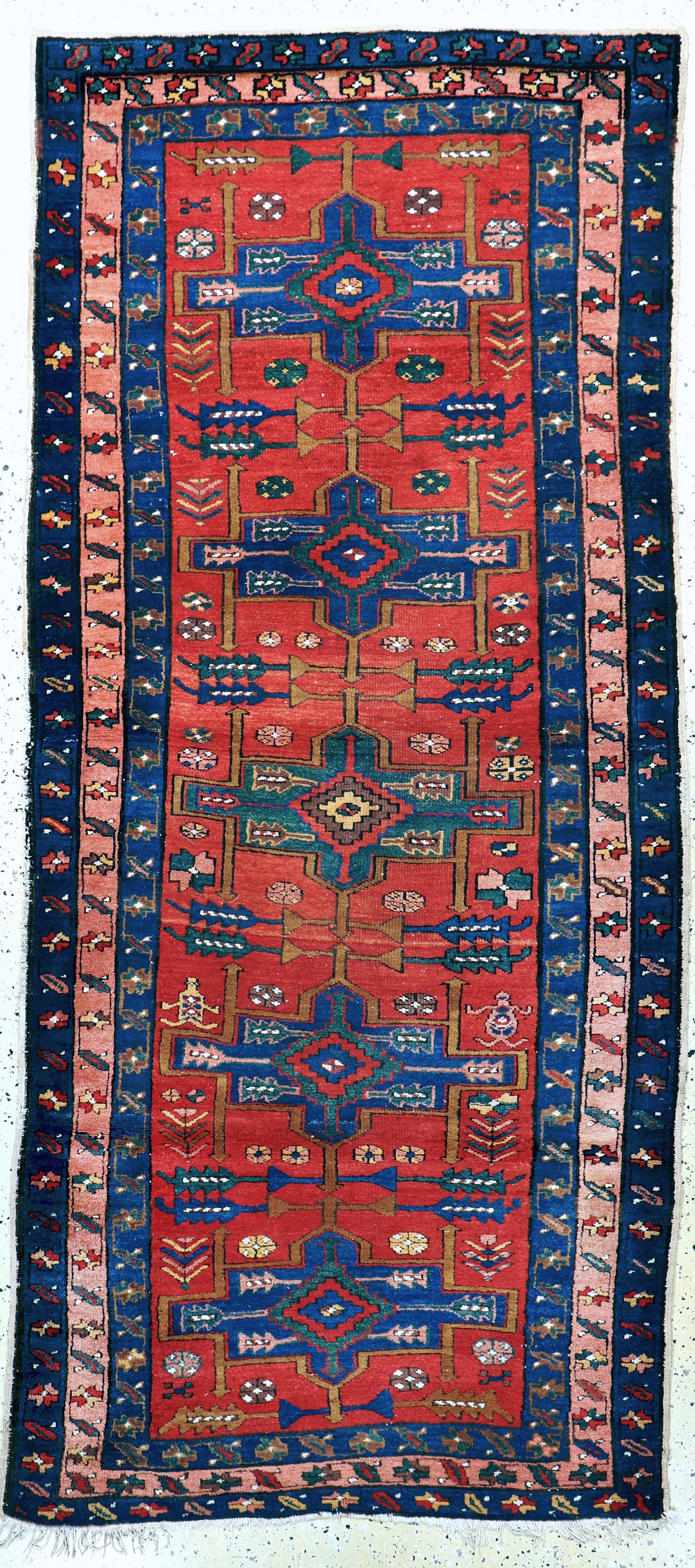 Image 27101490 - Meschgin alt, Persien, Anfang 20.Jhd, Wolleauf Baumwolle, ca. 274 x 125 cm, EHZ: 2-3 ...