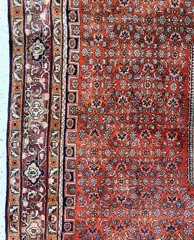 27101476c - Bijar old, Persia, mid-20th century, wool on cotton, approx. 370 x 260 cm, condition: 2. ...