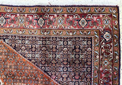 27101476f - Bijar old, Persia, mid-20th century, wool on cotton, approx. 370 x 260 cm, condition: 2. ...