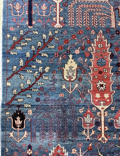 27101478d - Azeri Pflanzenfarben, Persien, Ende 20.Jhd,Wolle auf Baumwolle, ca. 360 x 270 cm, ...