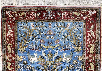 27101482a - Ghom alt, Persien, Mitte 20.Jhd, Wolle auf Baumwolle, ca. 158 x 104 cm, EHZ: 2 ...