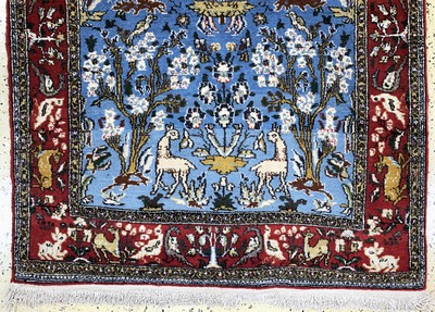 27101482b - Ghom alt, Persien, Mitte 20.Jhd, Wolle auf Baumwolle, ca. 158 x 104 cm, EHZ: 2 ...